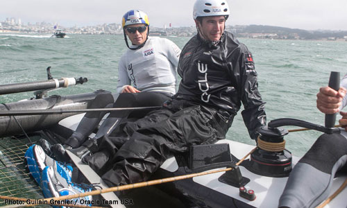 JR Hildebrand with Team Oracle