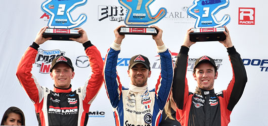 Nico Jamin, Aaron Telitz, and Jake Eidson