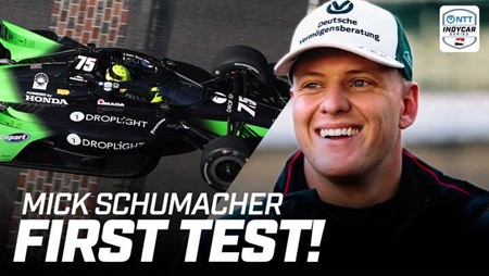 thumbnail for Mick Schumacher Reacts After First Laps in INDYCAR
