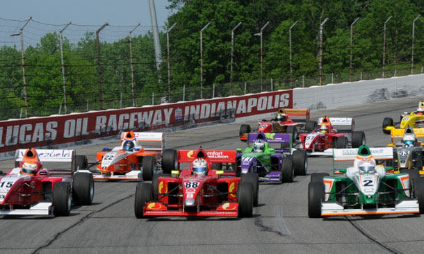 Mazda Road To Indy Tests at Lucas Oil Raceway