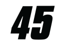 Christian Lundgaard's car number, #45