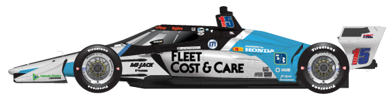 Driver of the #15 Graham Rahal's Car Livery