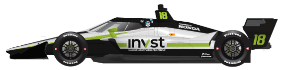 Driver of the #18 Jack Harvey's Car Livery