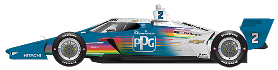 Driver of the #2 Josef Newgarden's Car Livery