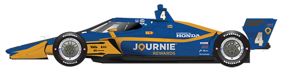 Driver of the #4 Kyffin Simpson's Car Livery