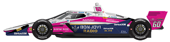 Driver of the #60 Felix Rosenqvist's Car Livery