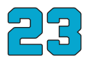 Ryan Hunter-Reay's car number, #23