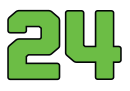 Jack Harvey's car number, #24