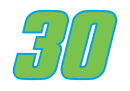 Devlin DeFrancesco's car number, #30
