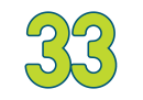 Ed Carpenter's car number, #33