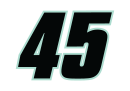 Louis Foster's car number, #45