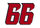 Marcus Armstrong's car number, #66