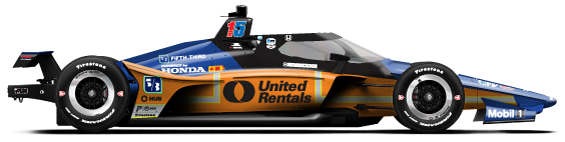 Driver of the #15 Graham Rahal's Car Livery