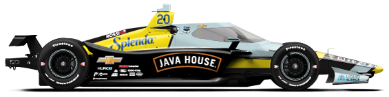 Driver of the #20 Alexander Rossi's Car Livery