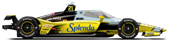 Driver of the #21 Christian Rasmussen's Car Livery