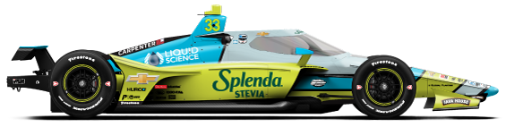 Ed Carpenter car side profile