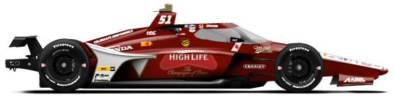 Driver of the #51 Jacob Abel's Car Livery