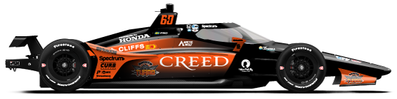 Driver of the #60 Felix Rosenqvist's Car Livery