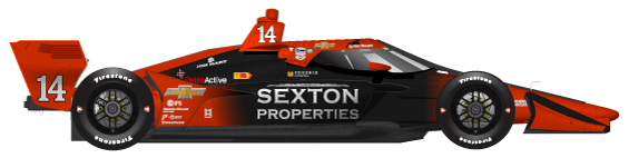 Driver of the #14 Santino Ferrucci's Car Livery