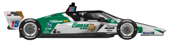 Driver of the #15 Graham Rahal's Car Livery