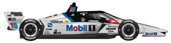Driver of the #15 Graham Rahal's Car Livery