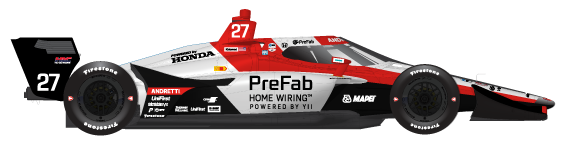 Driver of the #27 Kyle Kirkwood's Car Livery