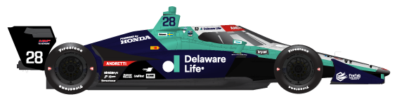 Driver of the #28 Marcus Ericsson's Car Livery