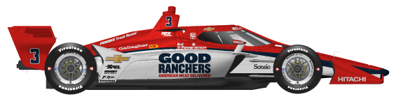 Driver of the #3 Scott McLaughlin's Car Livery