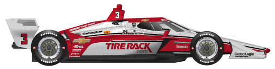 Driver of the #3 Scott McLaughlin's Car Livery