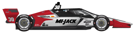 Driver of the #30 Devlin DeFrancesco's Car Livery