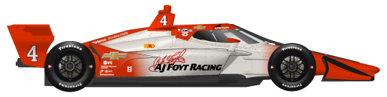 Driver of the #4 David Malukas's Car Livery