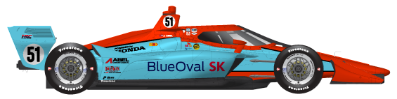 Driver of the #51 Jacob Abel's Car Livery