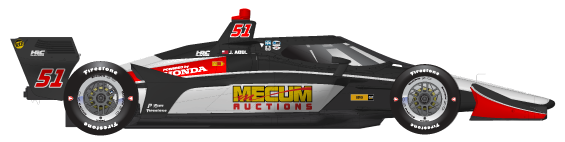 Driver of the #51 Jacob Abel's Car Livery