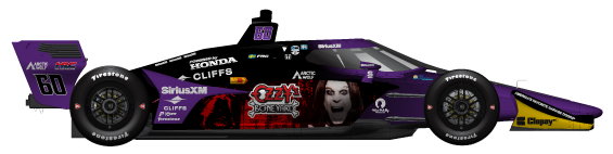 Driver of the #60 Felix Rosenqvist's Car Livery