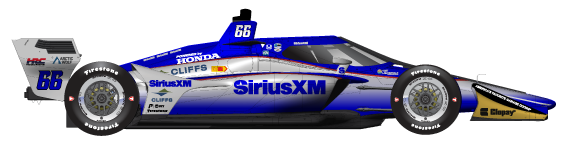 Driver of the #66 Marcus Armstrong's Car Livery