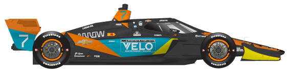 Driver of the #7 Christian Lundgaard's Car Livery