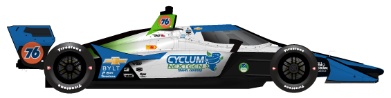 Driver of the #76 Conor Daly's Car Livery