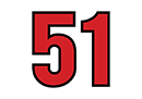 Jacob Abel's car number, #51