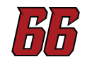 Marcus Armstrong's car number, #66