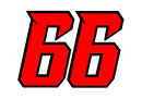 Marcus Armstrong's car number, #66