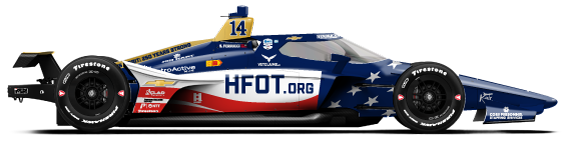 Driver of the #14 Santino Ferrucci's Car Livery
