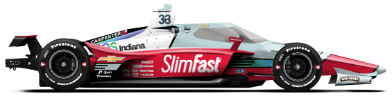 Driver of the #33 Ed Carpenter's Car Livery