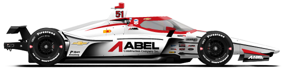 Driver of the #51 Jacob Abel's Car Livery