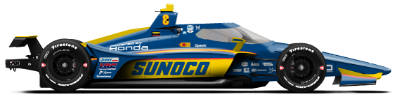 Kyffin Simpson car side profile