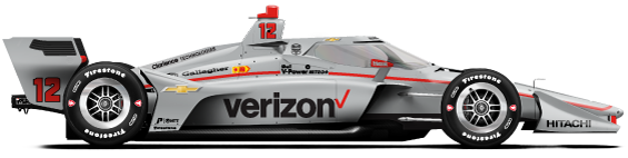 Driver of the #12 David Malukas's Car Livery