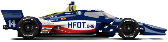 Driver of the #14 Santino Ferrucci's Car Livery