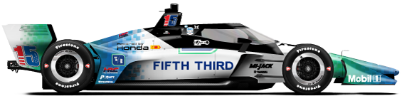 Driver of the #15 Graham Rahal's Car Livery