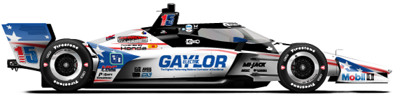 Driver of the #15 Graham Rahal's Car Livery