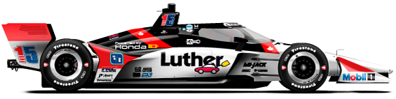 Driver of the #15 Graham Rahal's Car Livery
