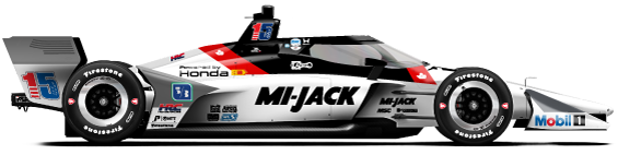 Driver of the #15 Graham Rahal's Car Livery